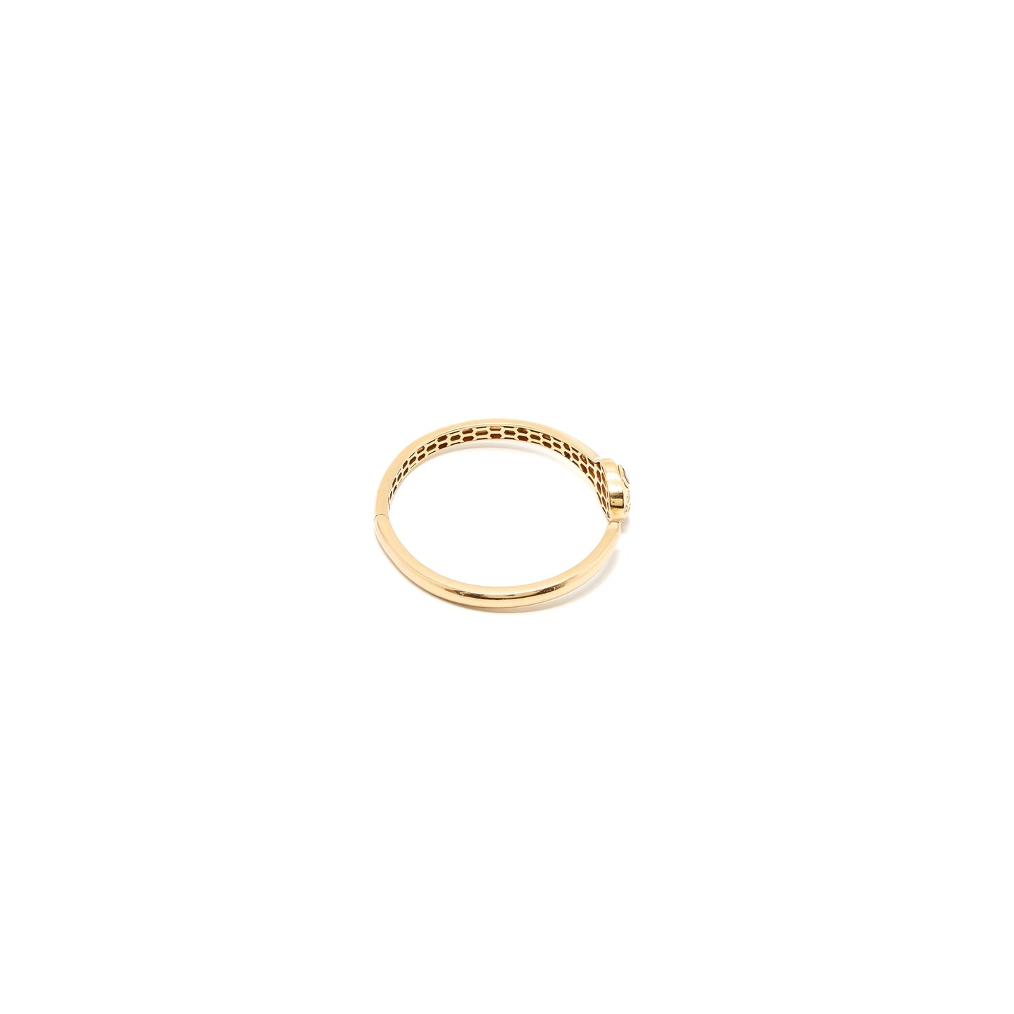 Bvlgari size M Serpenti Seduttori bracelet rose gold, diamonds / rubellite