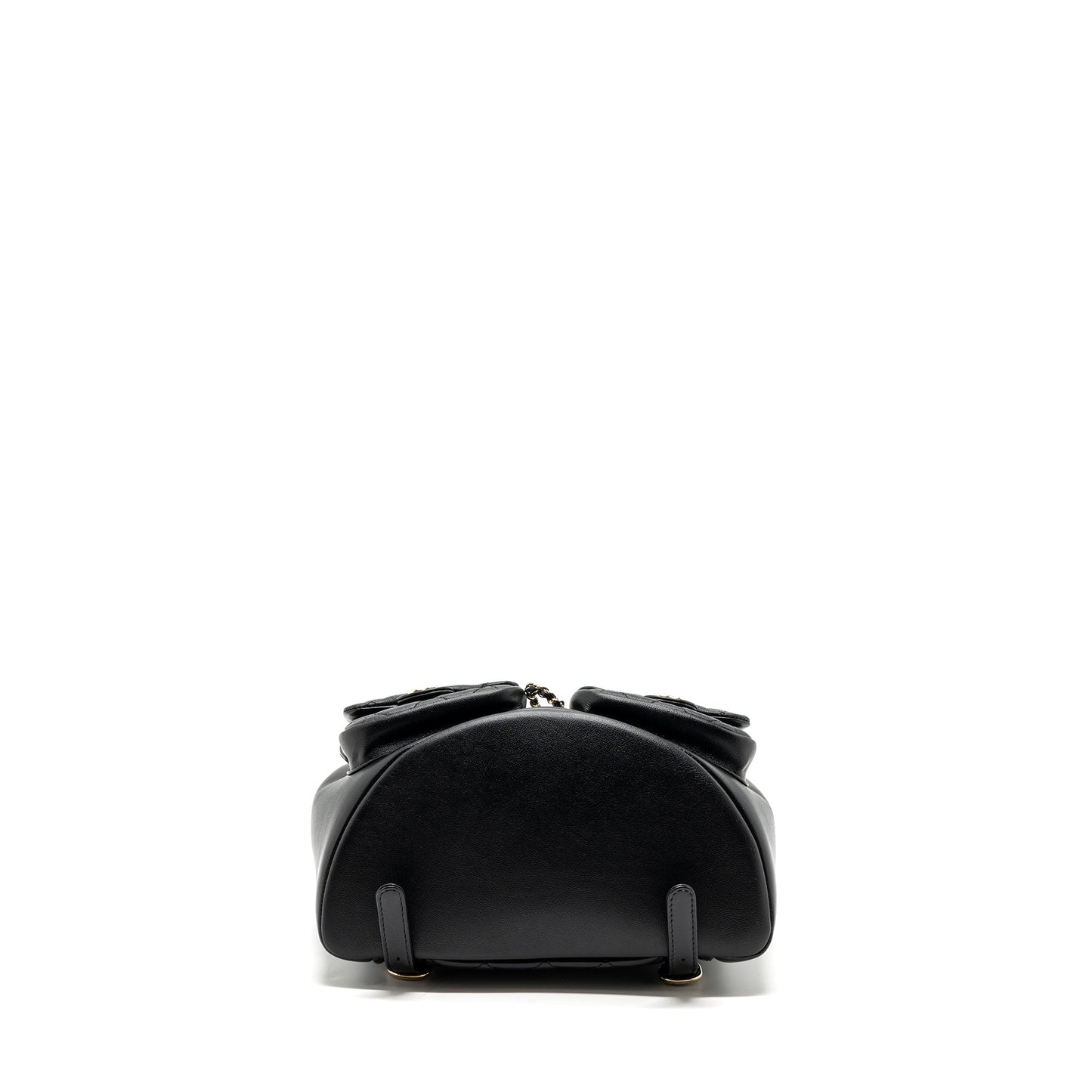 Chanel 23A Triple Pack Backpack Calfskin Black LGHW (microchip)