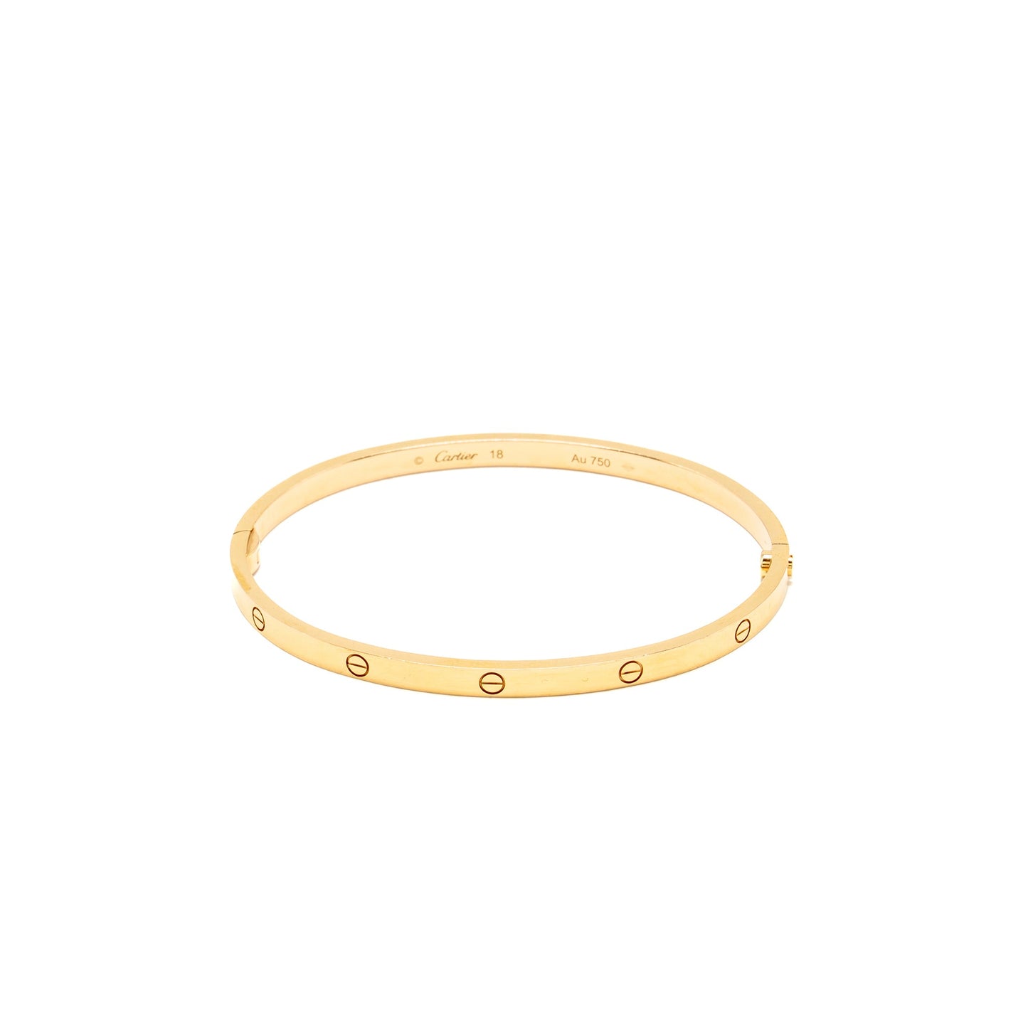 Cartier Size 18 Love Bracelet Small Model, Rose Gold
