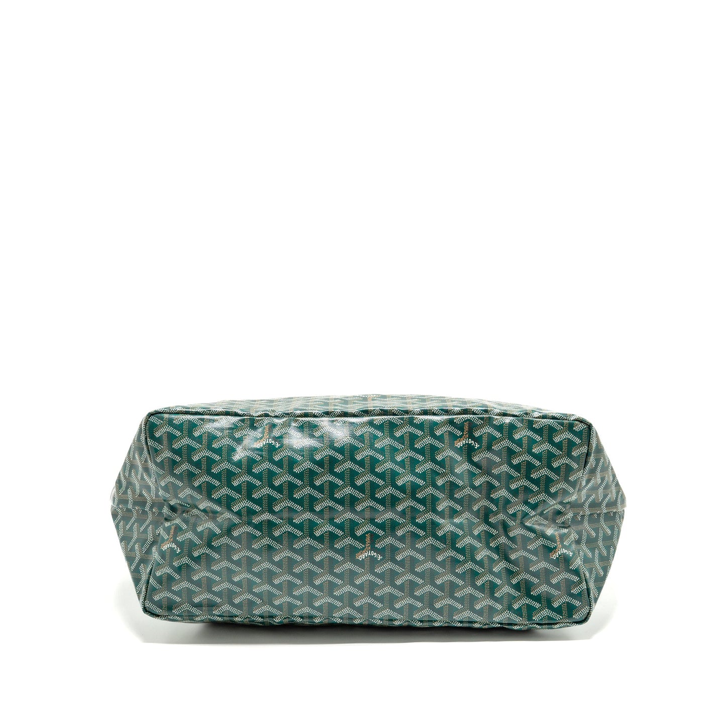 Goyard Saint Louis GM Tote Goyardine Canvas Green SHW