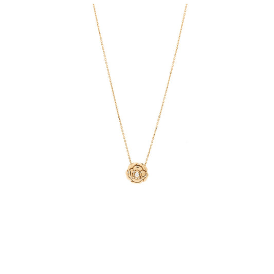 Chanel Exrtraid De Camelia Necklace 18k rose gold/diamond