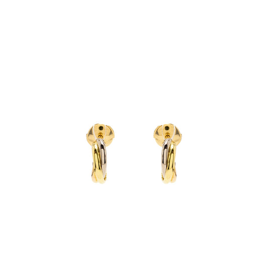 Cartier Trinity Earrings White Gold / Rose Gold/ Yellow Gold