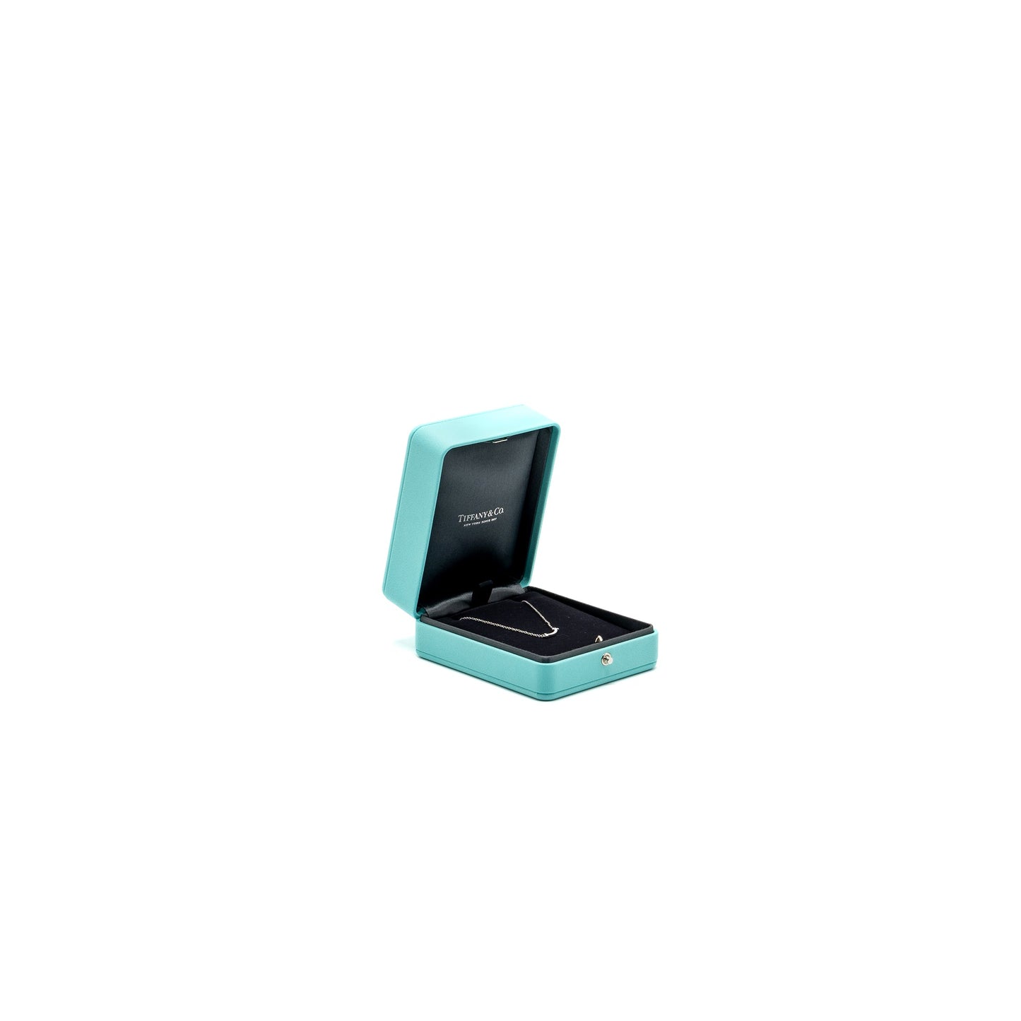 Tiffany T smile pendant mini model white gold