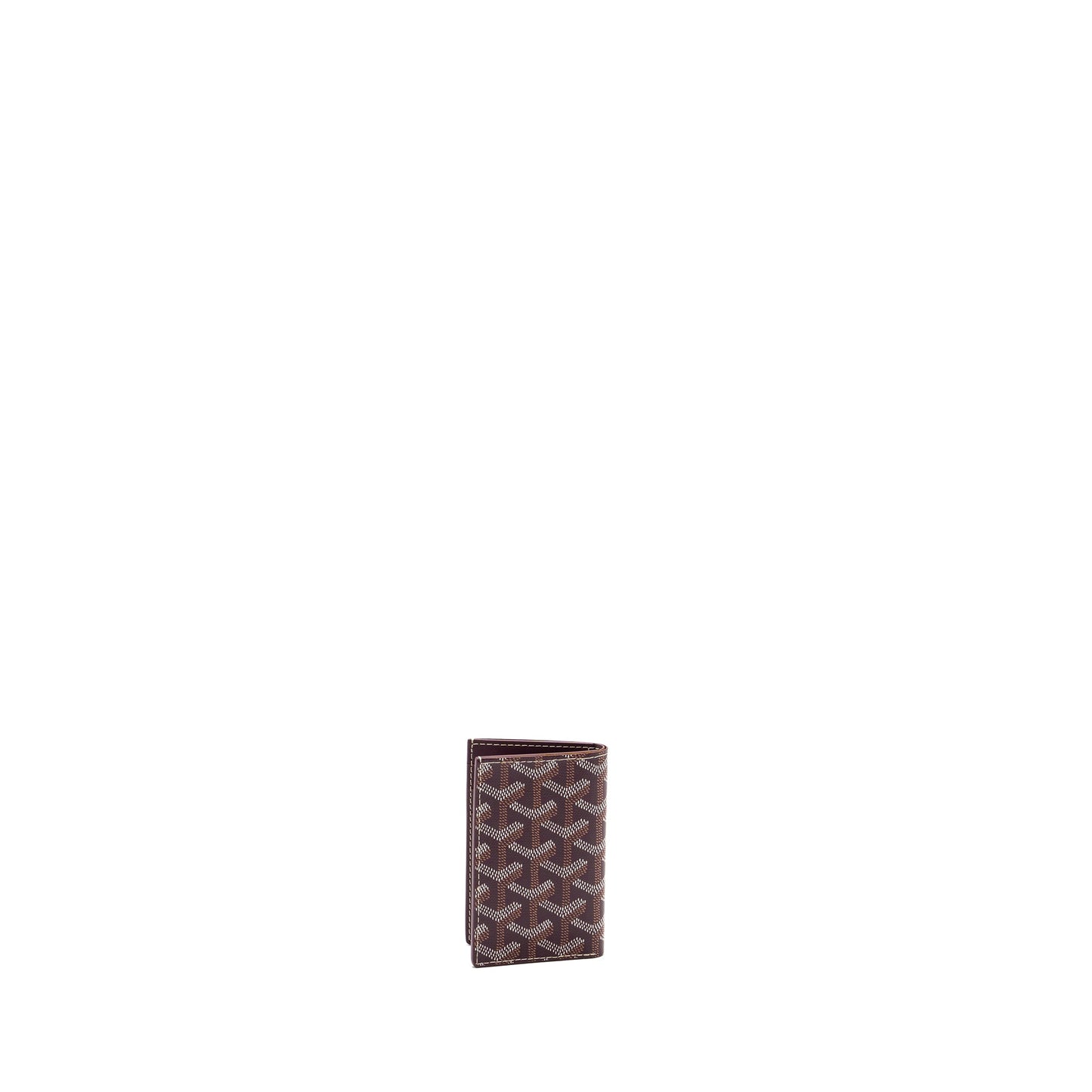 Goyard Saint Pierre Card Wallet Canvas/ Calfskin Burgundy