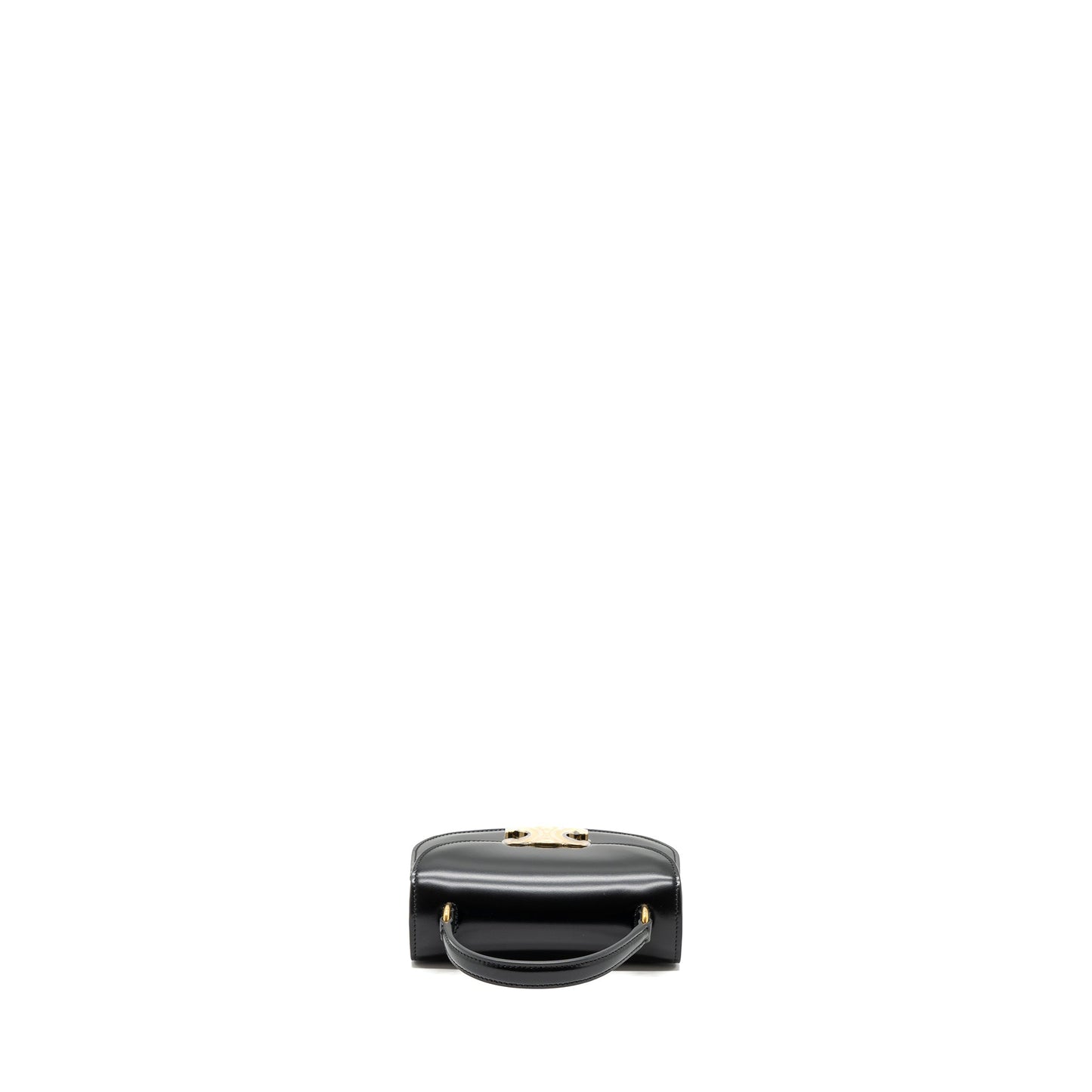 Celine Mini Besace Shiny Calfskin Black GHW