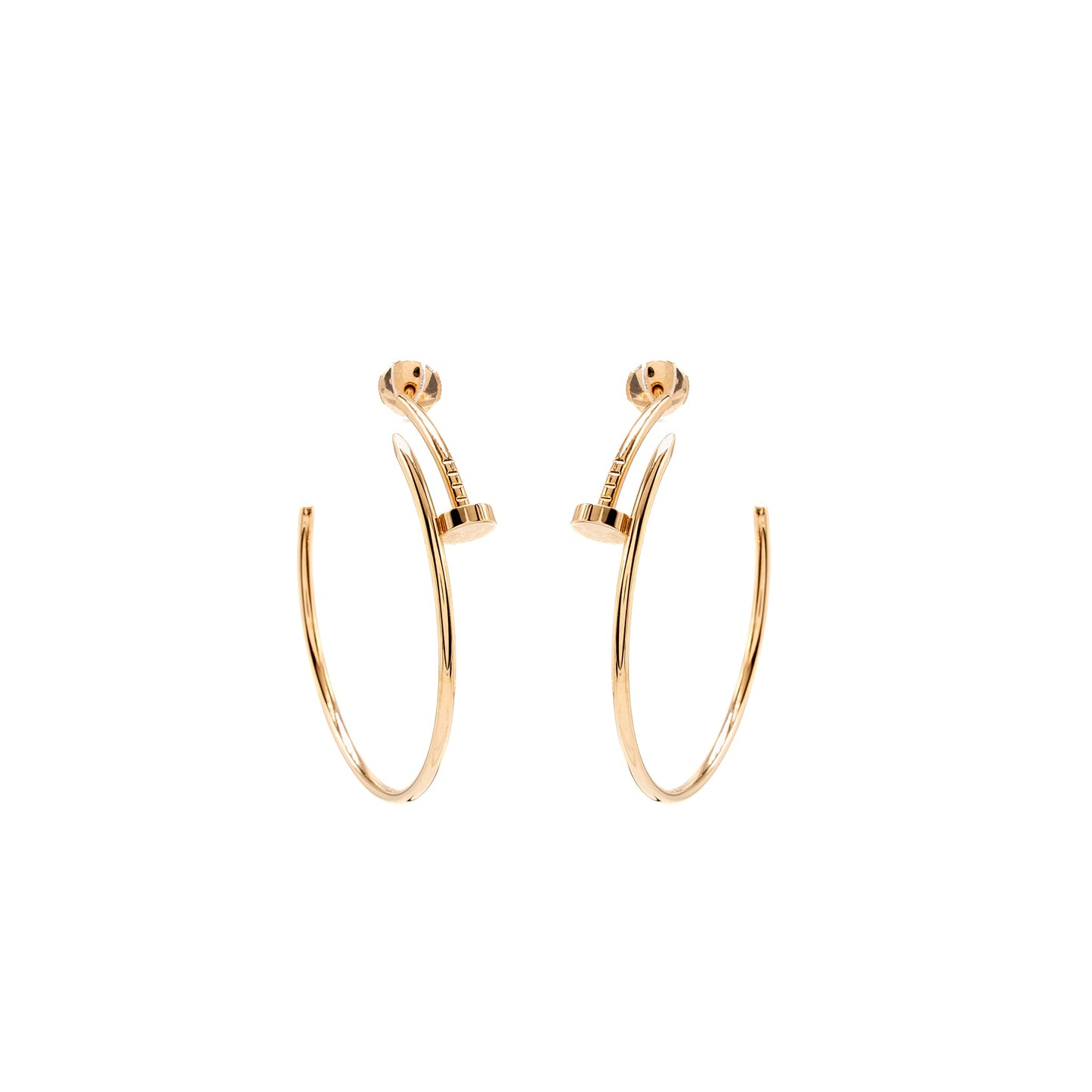 Cartier Juste Un Clou Hoop Earrings, Large Model, Rose Gold