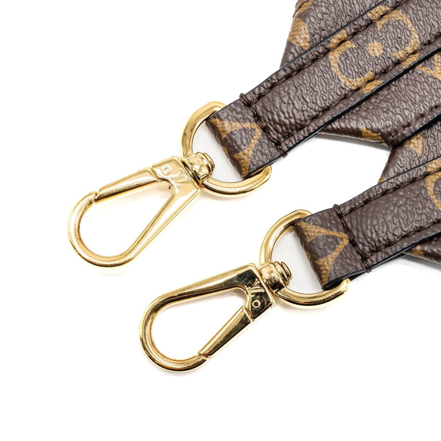 Louis Vuitton shoulder strap monogram canvas GHW