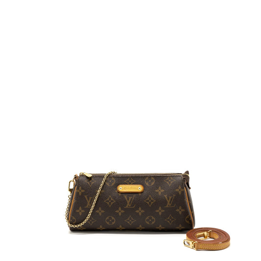 Louis Vuitton Eva pochette monogram canvas GHW