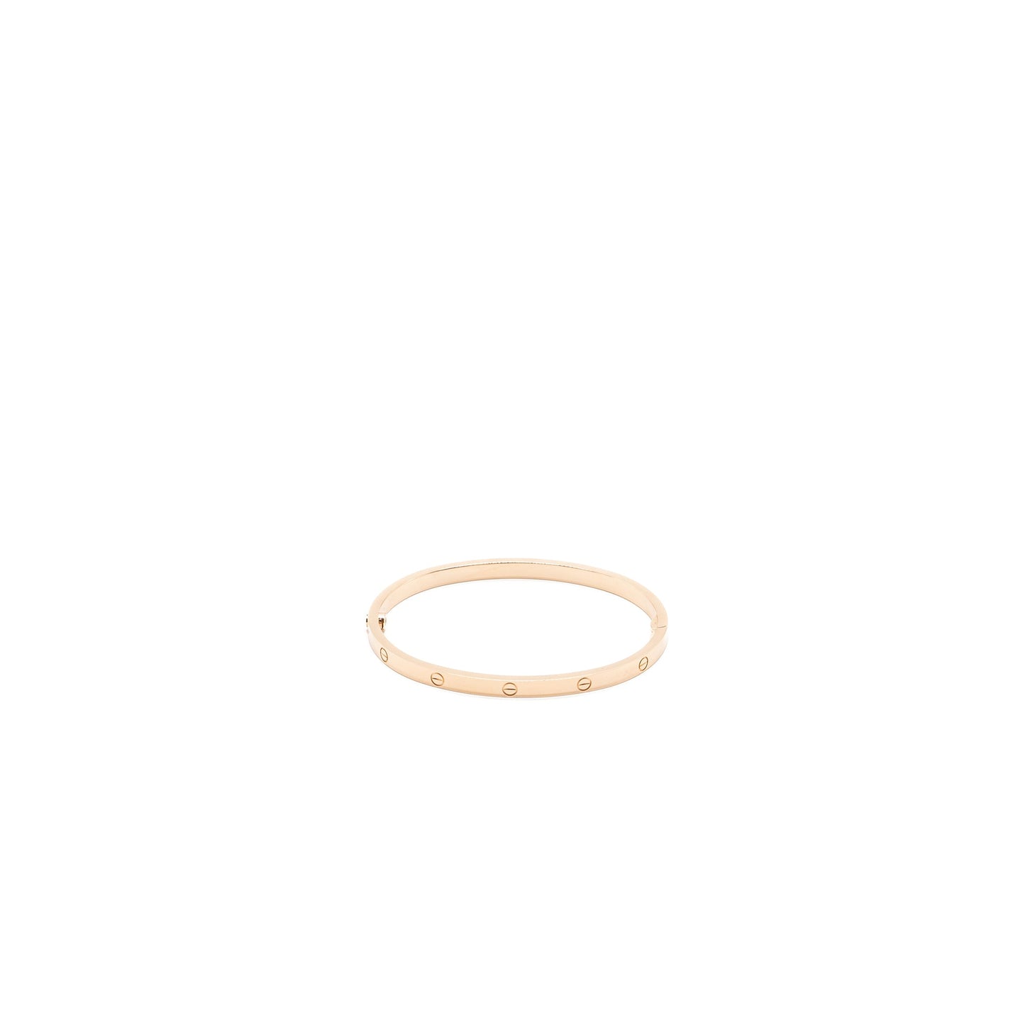 Cartier Size 16 Love Bracelet Small Model Rose Gold