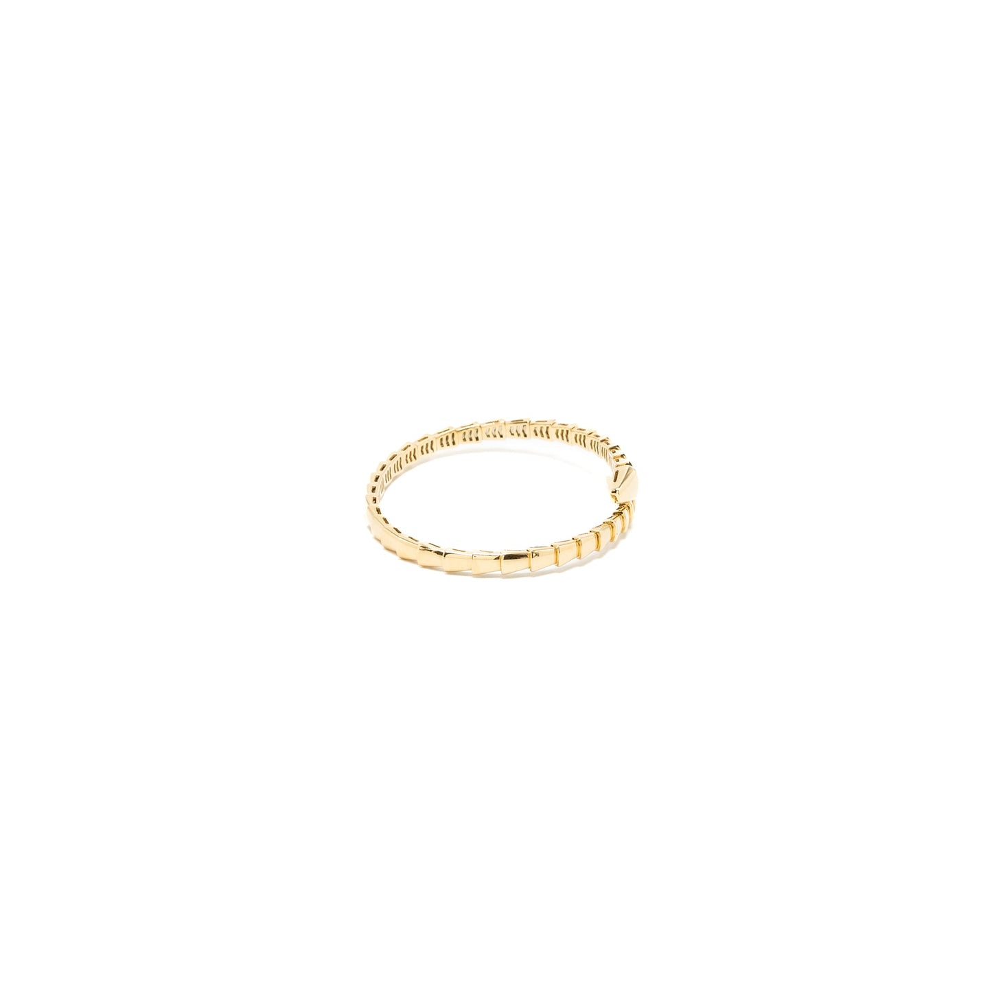 Bvlgari size M Serpenti Viper Barcelet yellow gold
