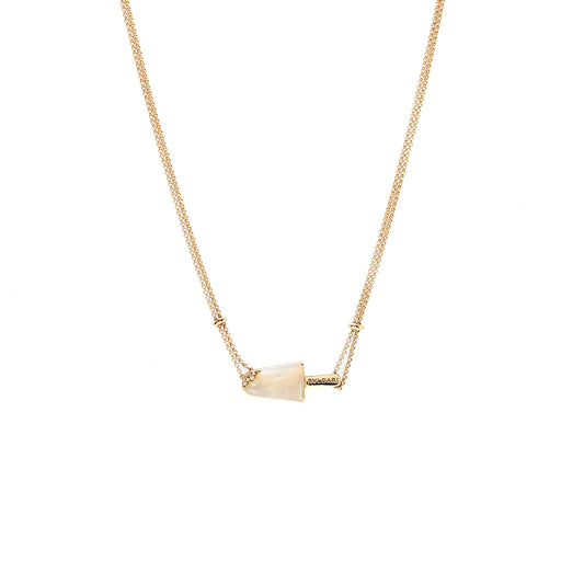 Bvlgari Gelati Necklace Mother of Pearl / Diamonds / Rose Gold