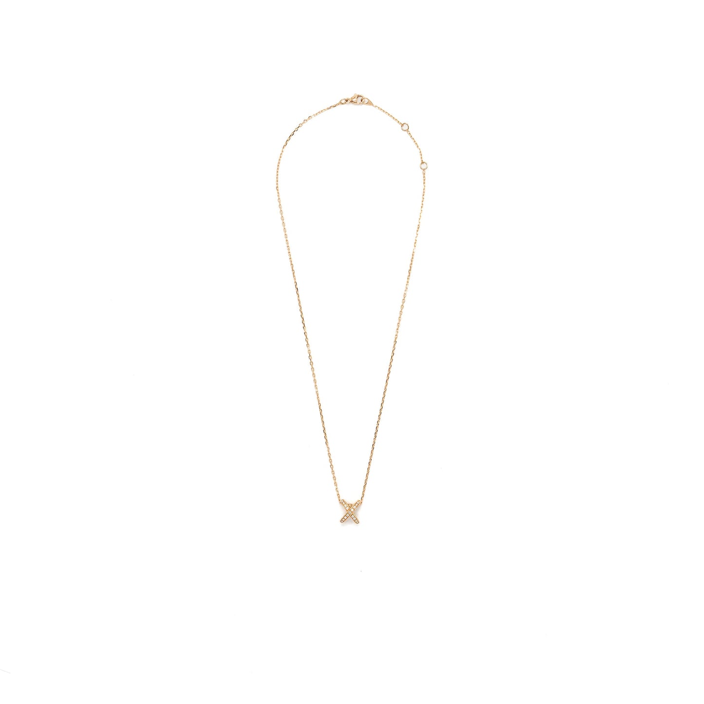 Chaumet Liens Pendant Rose Gold Diamonds