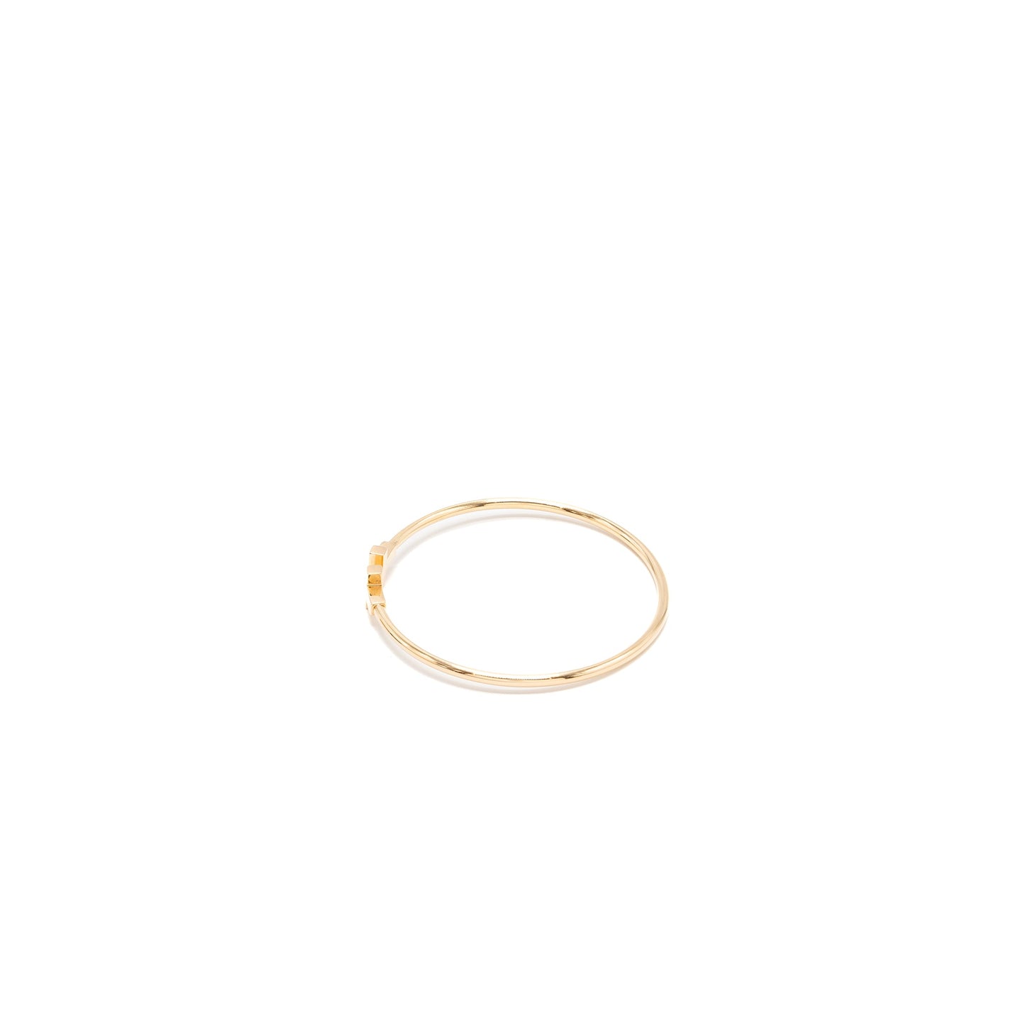 TIFFANY T SMALL NARROW WIRE BRACELET 18K ROSE GOLD