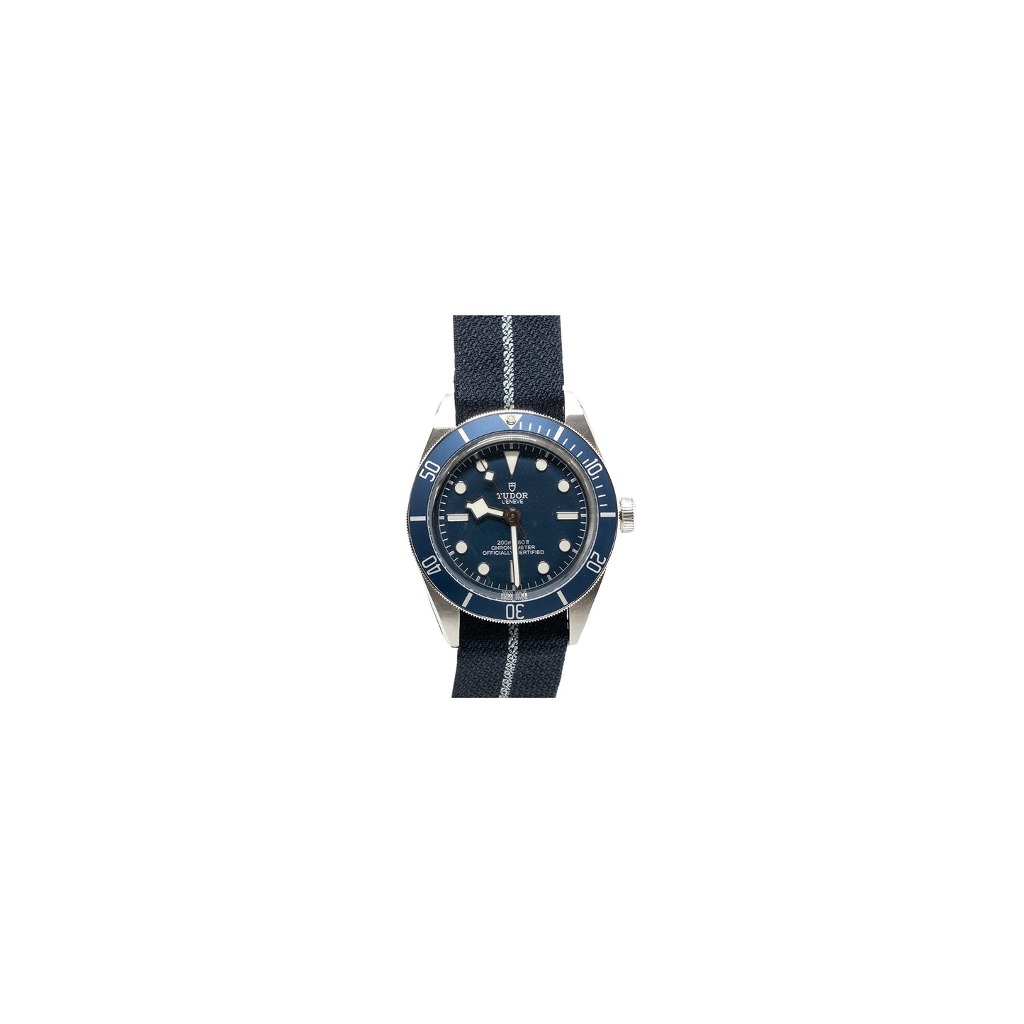 Tudor Black Bay Fifty Eight 39mm Steel Case Blue Fabric Strap Model 79030B-0003