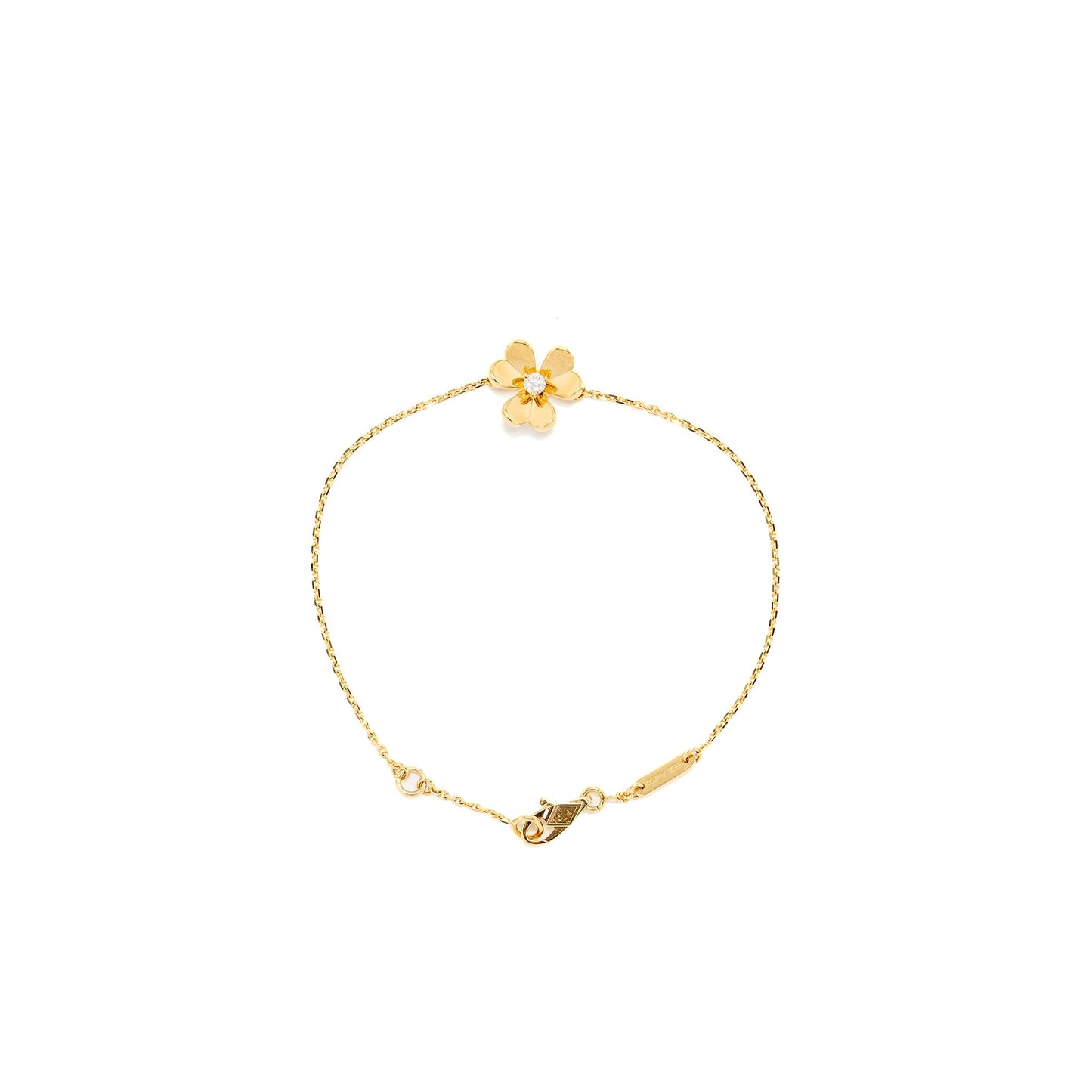 Van Cleef & Arpels Frivole Bracelet with Diamond Yellow Gold