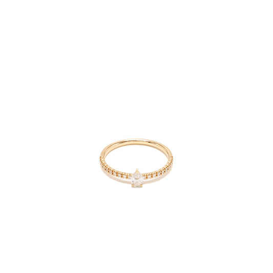 Cartier Size 52 Etincelle De Cartier Ring Rose Gold With Daimonds