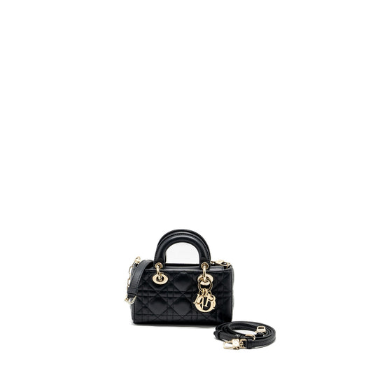 Dior Lady D-Joy Micro Bag Lambskin Black LGHW