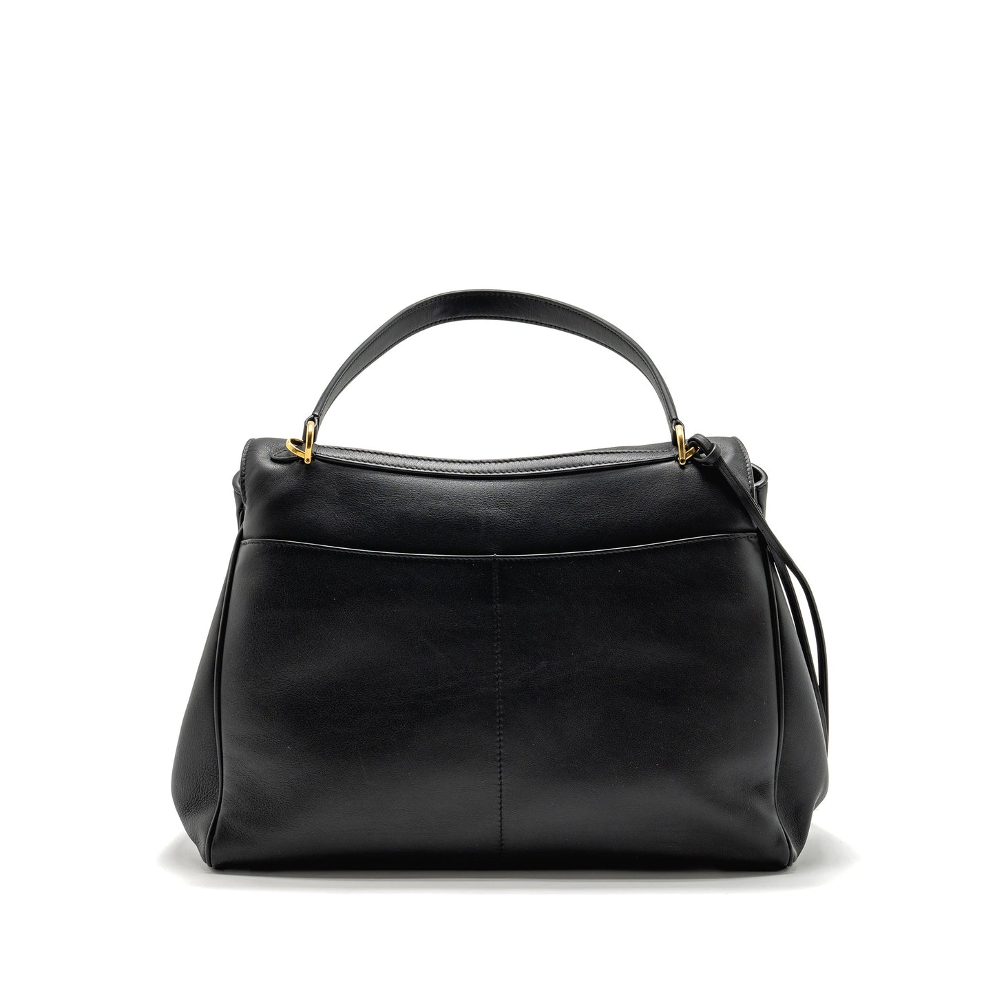 Balenciaga Medium Rodeo Handbag Smooth Calfskin Black GHW