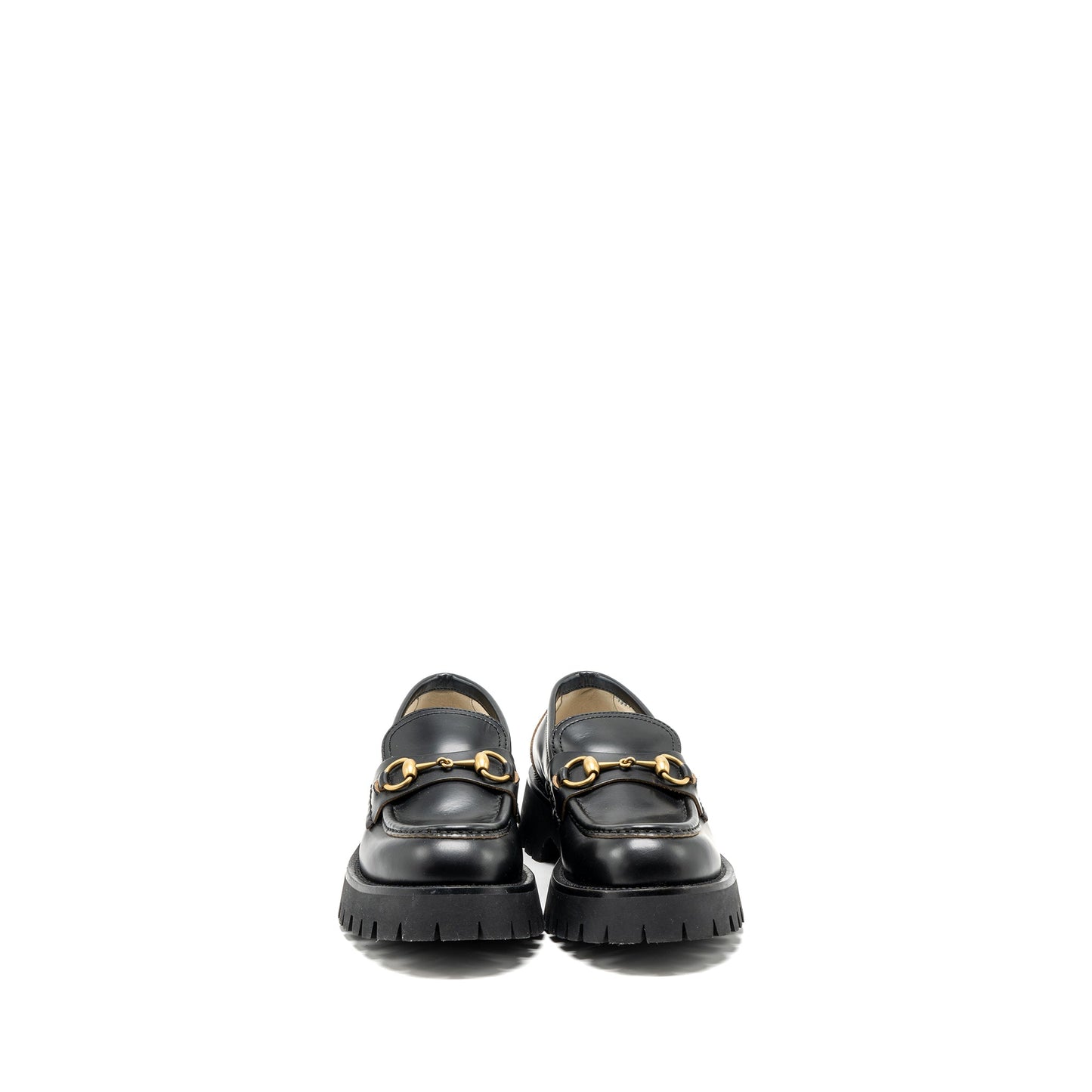 Gucci size 38 Jordan loafer calfskin black GHW