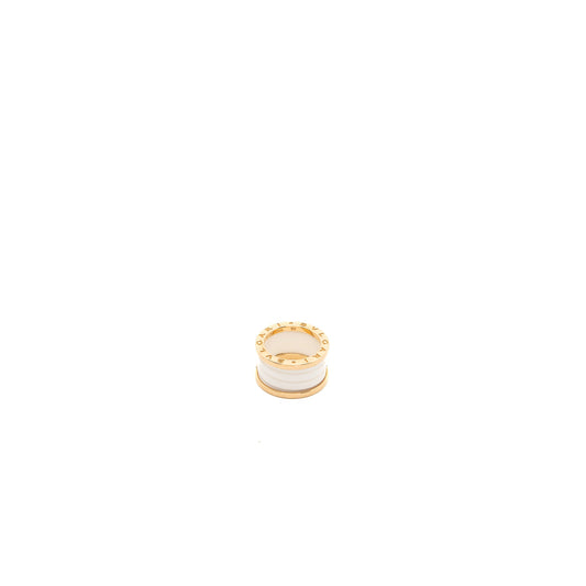 Bvlgari Size 50 B.zero Ring Ceramic Rose Gold