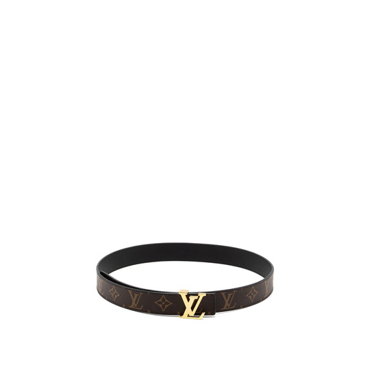Louis Vuitton Size 80 Belt Monogram Canvas Black GHW