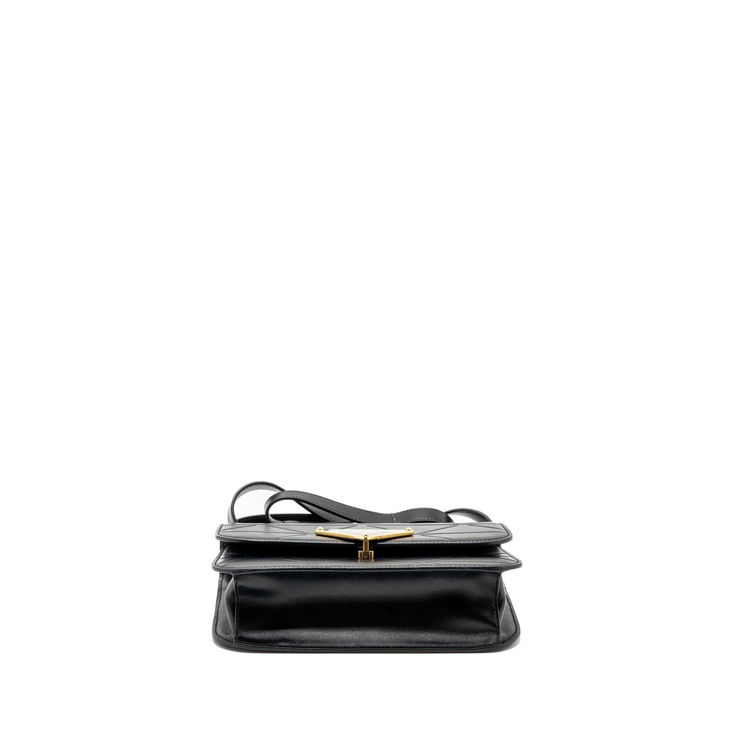 Prada Pattina in Pelle Calfskin Black GHW