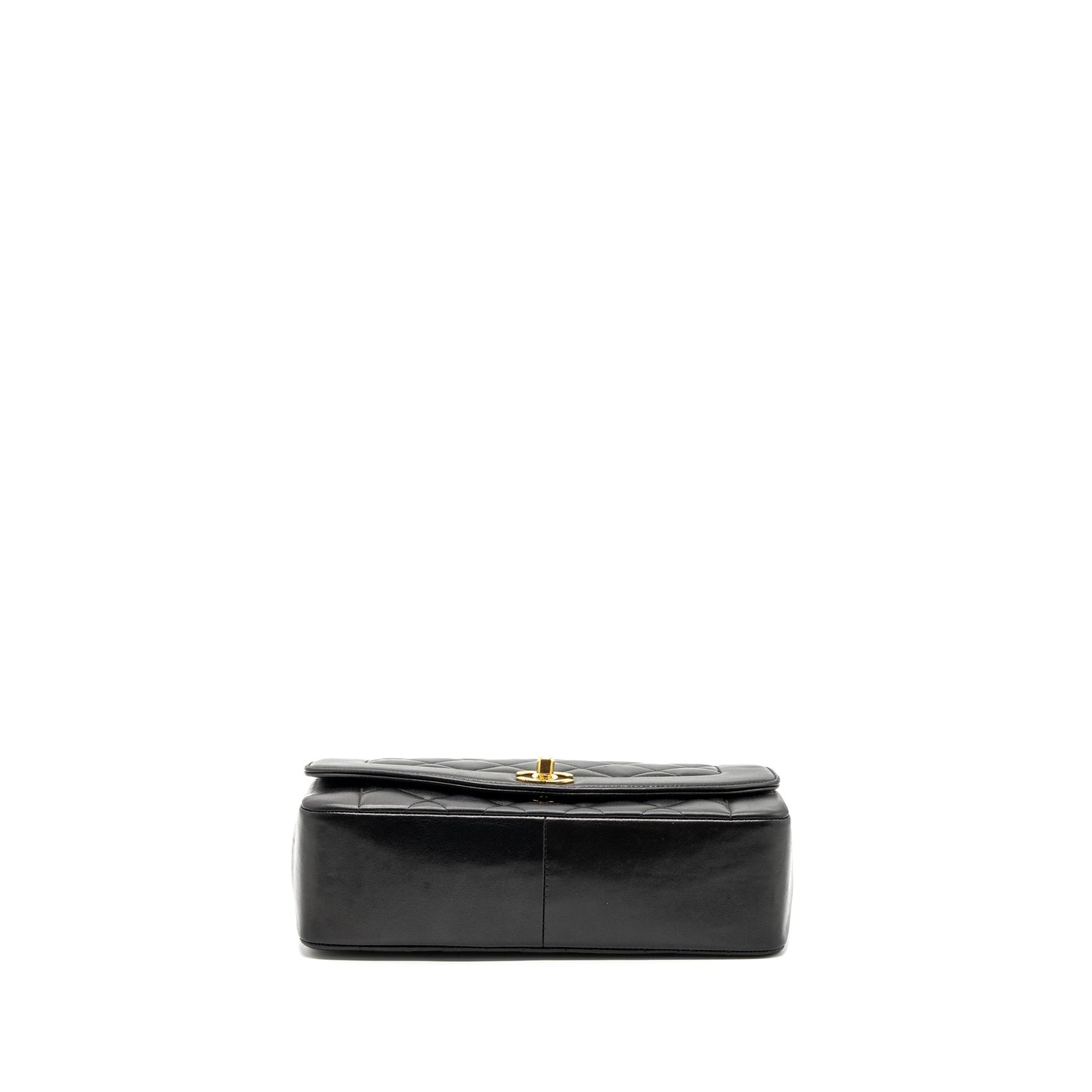 Chanel Vintage Diana Flap Bag Lambskin Black GHW