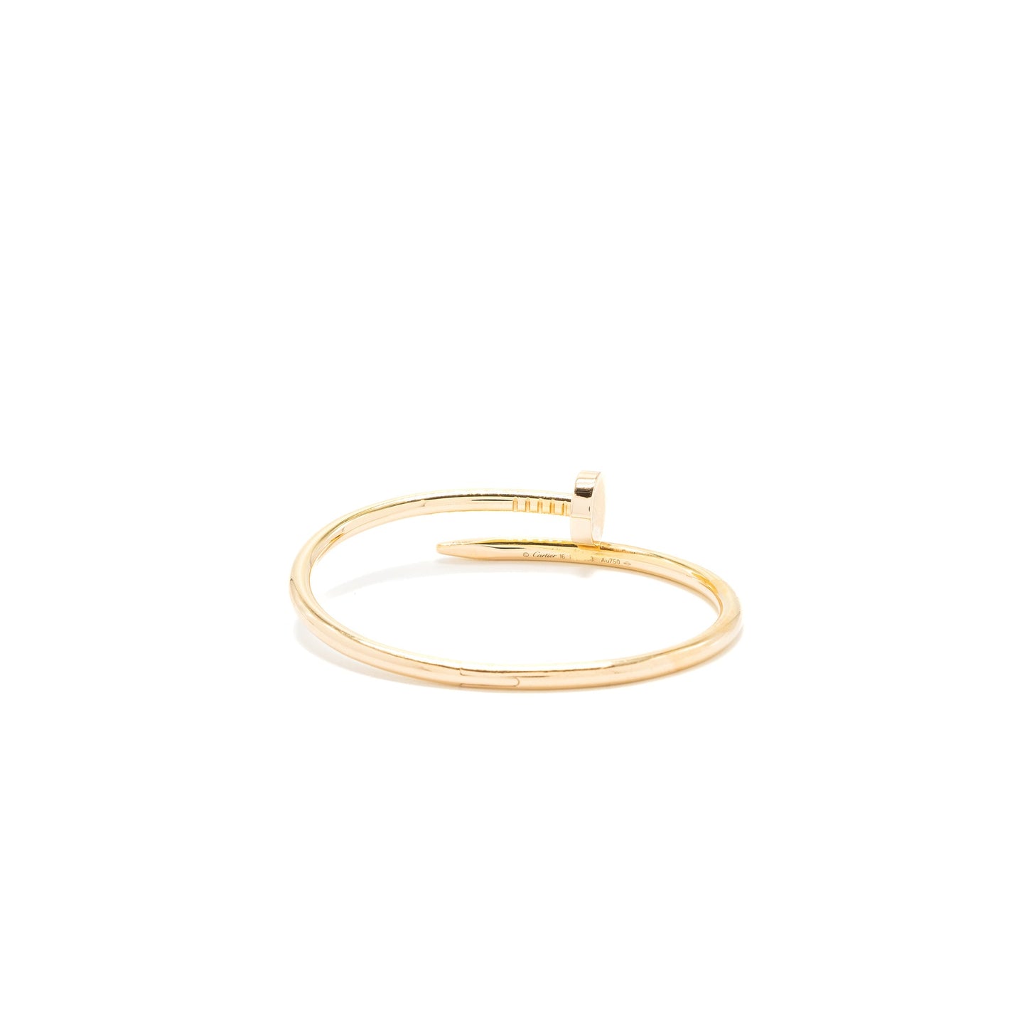 Cartier Size 16 Juste Un Clou Bracelet Yellow Gold