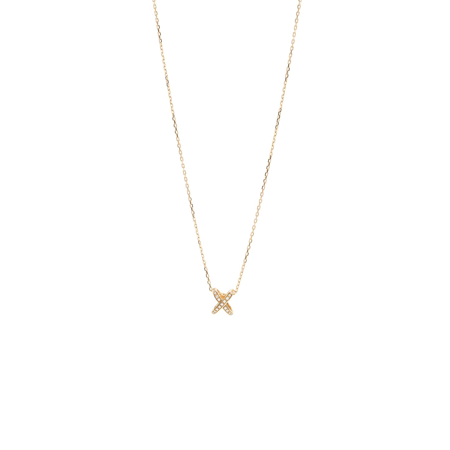 Chaumet Liens Pendant Rose Gold Diamonds