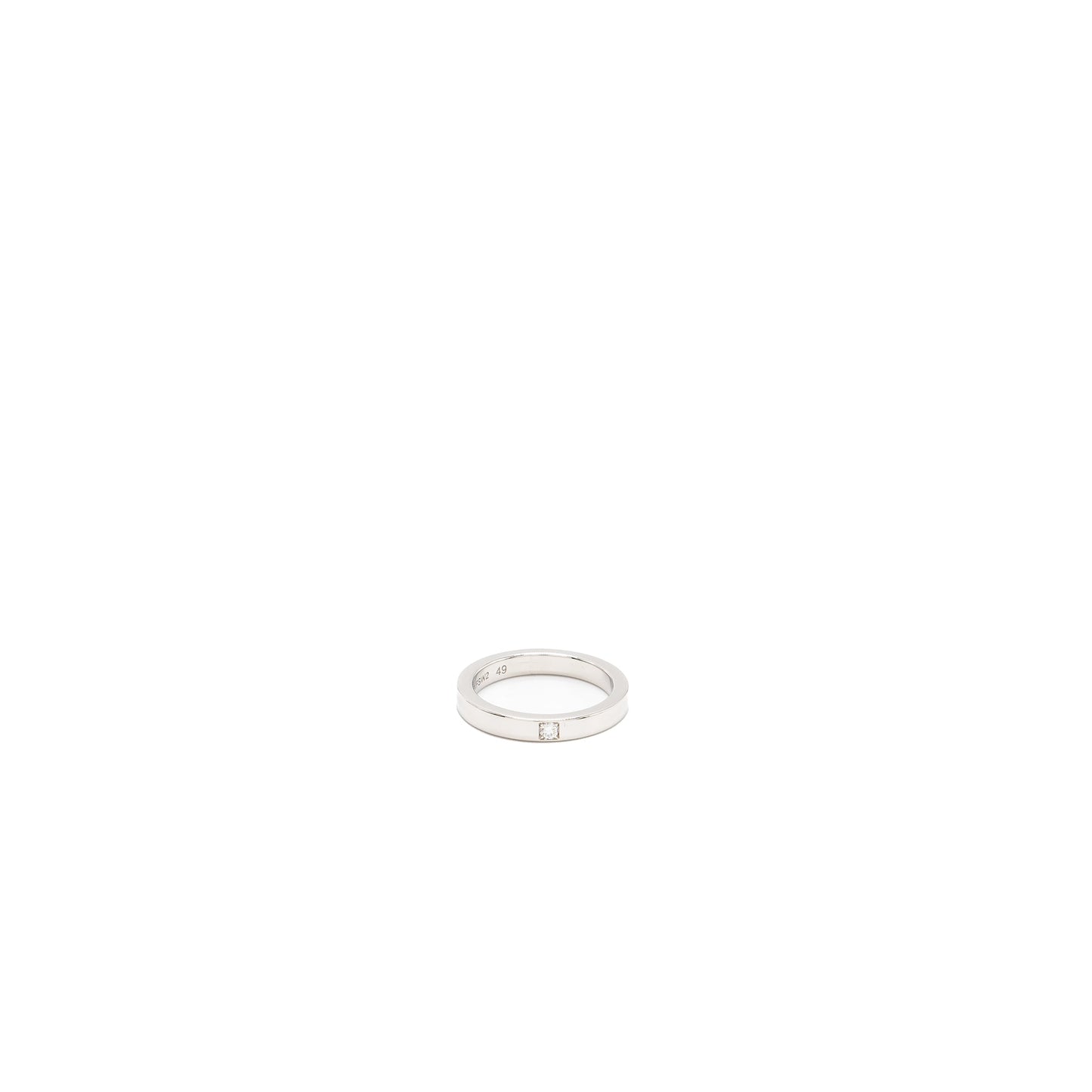 Bvlgari Size 49 Marryme Wedding Ring Platinum Diamond