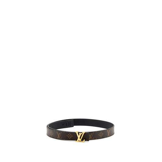 Louis Vuitton Size 95 LV Initials Reversible Belt Monogram Canvas GHW