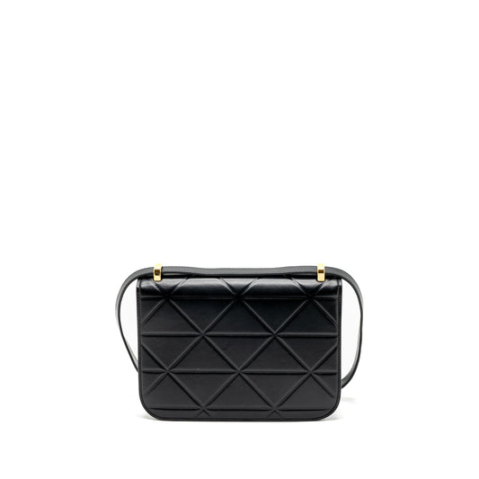 Prada Pattina in Pelle Calfskin Black GHW