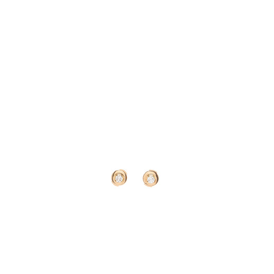 Cartier D’amour Earrings 0.09 Carats Rose Gold Diamonds