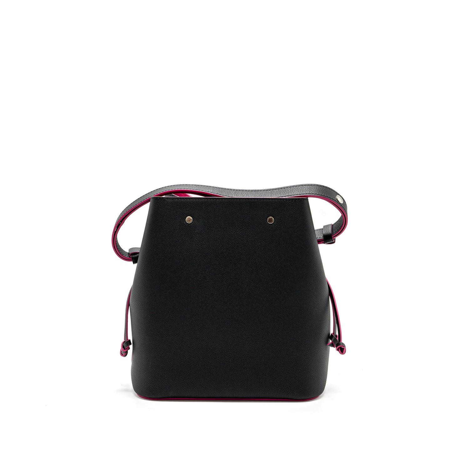 Louis Vuitton Lockme Bucket Bag Calfskin Black/Pink SHW