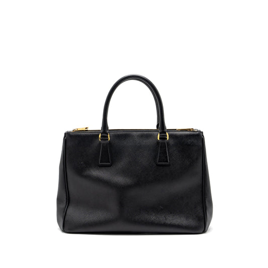 Prada Saffiano Tote Bag Calfskin Black GHW