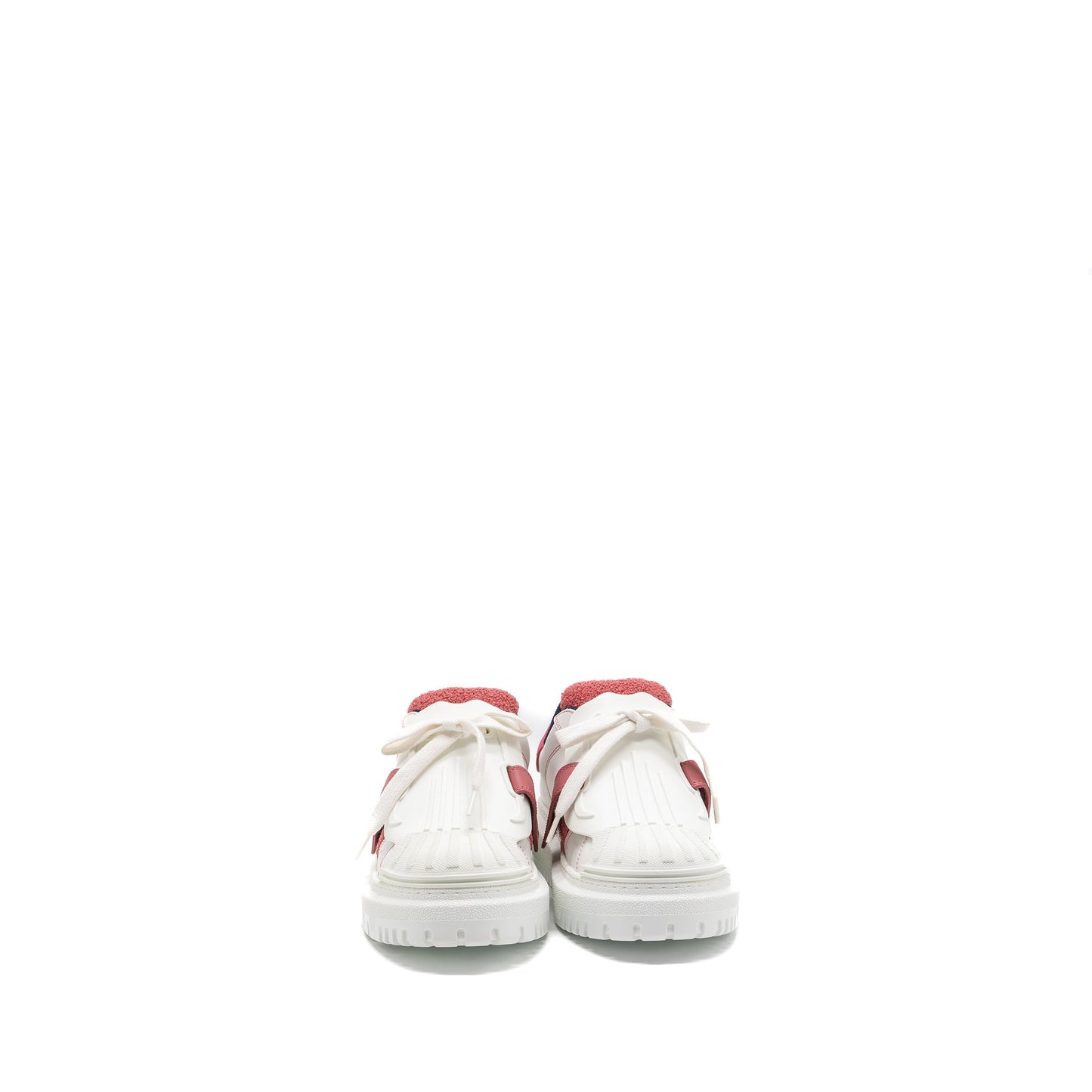 Dior Size 37.5 Dior-ID Sneaker Suede / Fabric White/ Pink