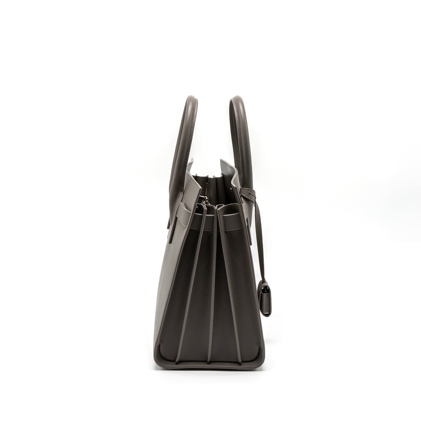 Saint Laurent/YSL Sac De Jour Small Grained Calfskin Grey SHW