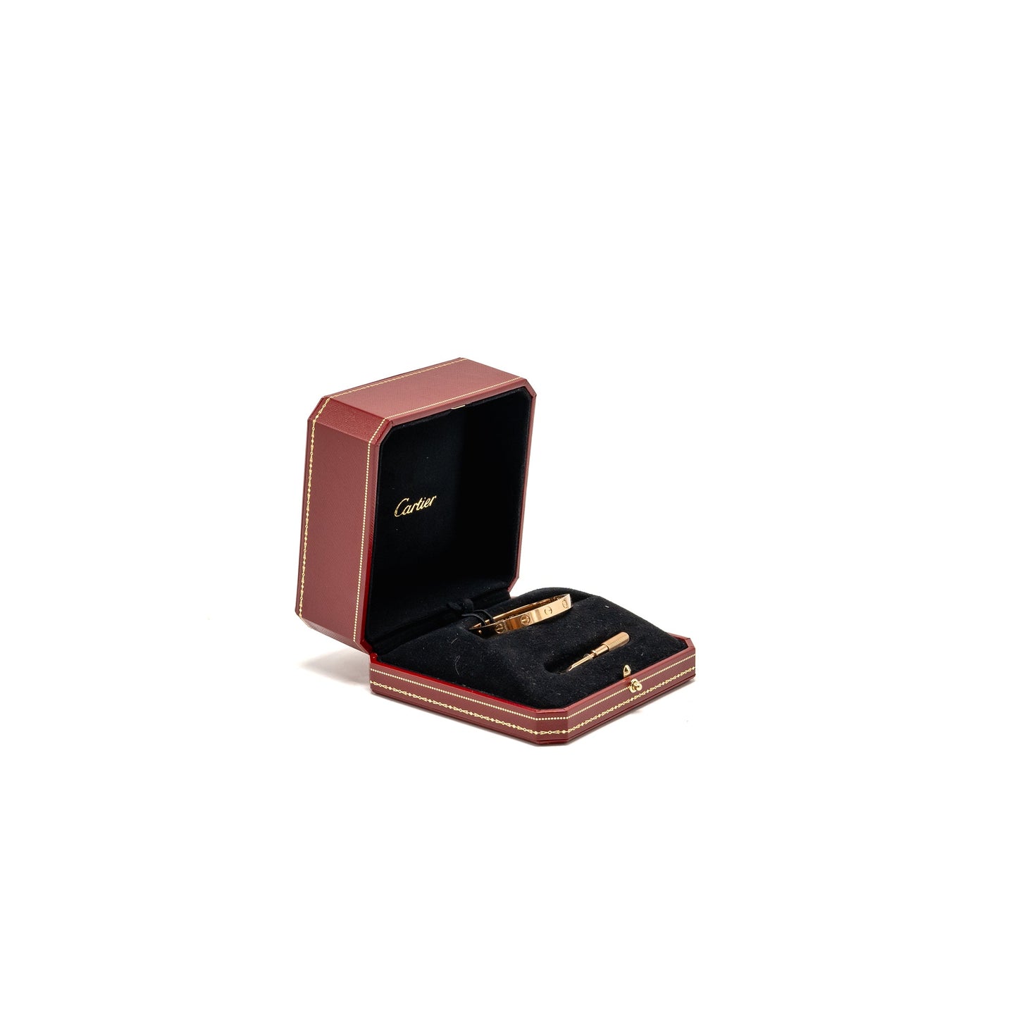 Cartier Size 15 Love Bracelet Rose Gold