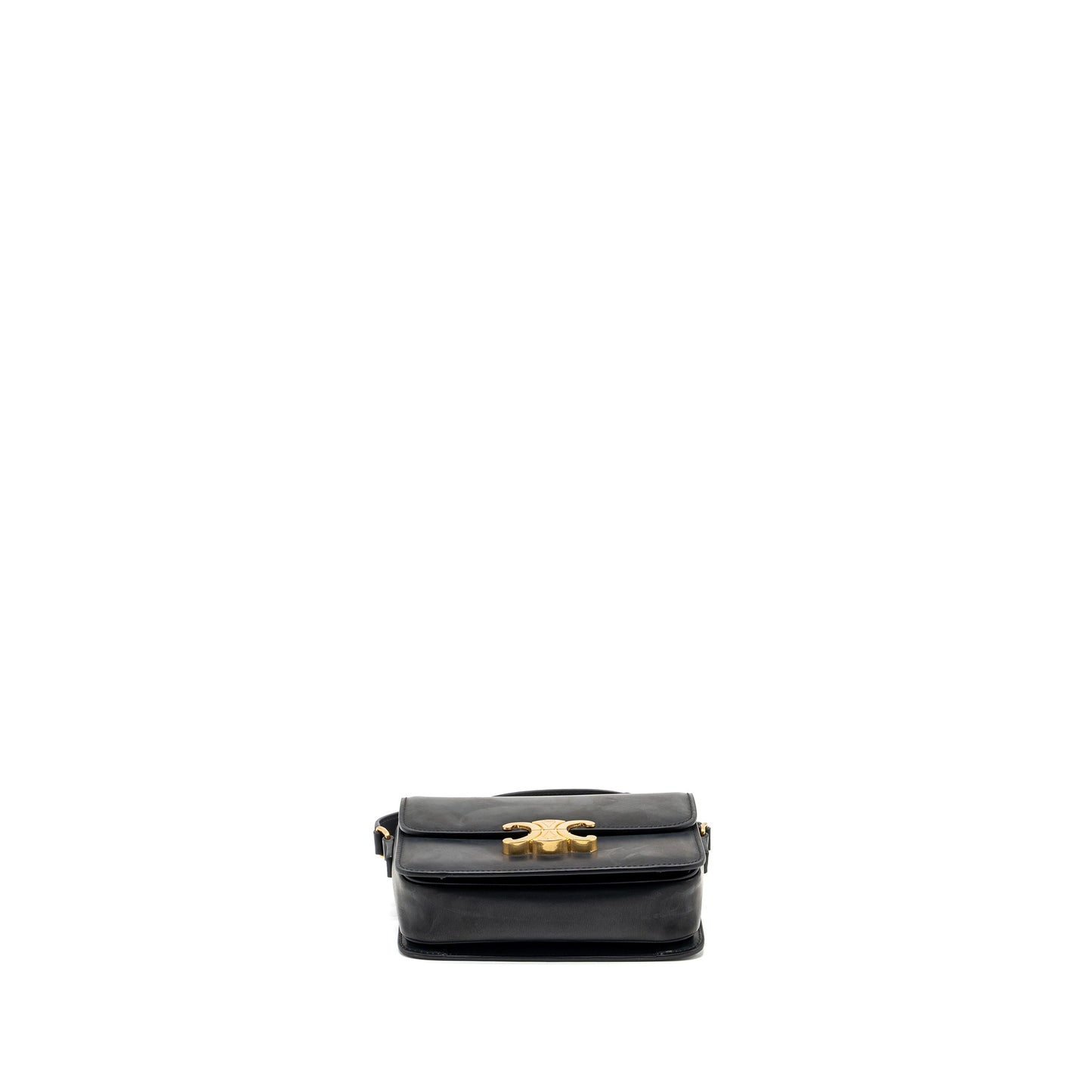 Celine Teen Triomphe Bag Calfskin Black GHW