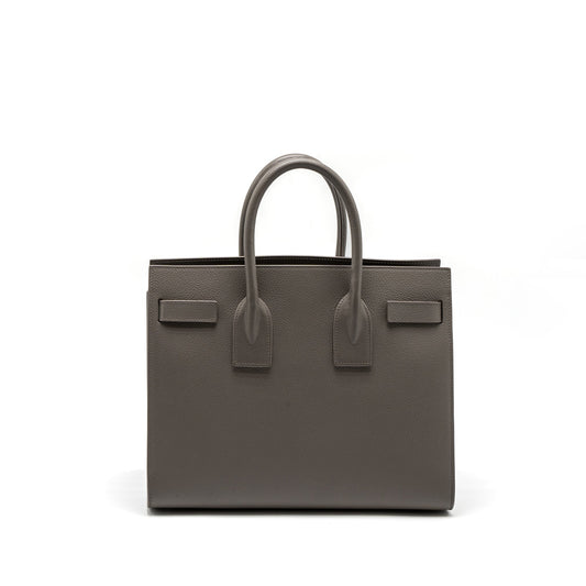 Saint Laurent/YSL Sac De Jour Small Grained Calfskin Grey SHW