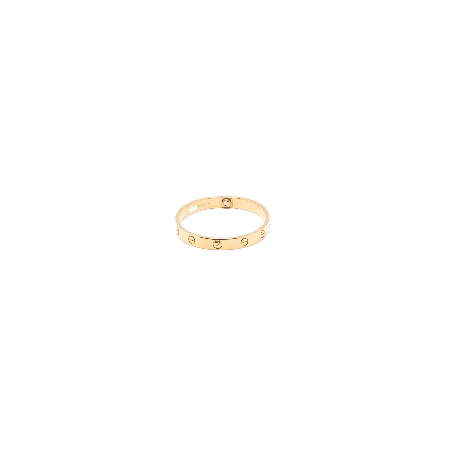 Cartier Size 16 Love Bracelet Rose Gold