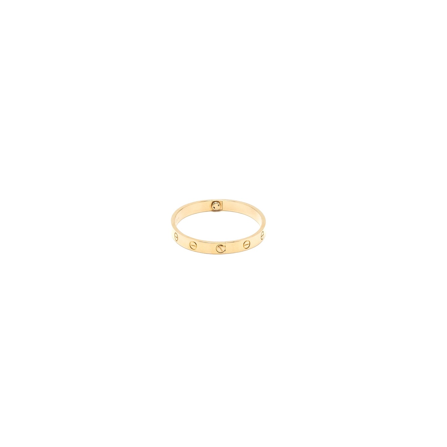 Cartier Size 16 Love Bracelet Rose Gold