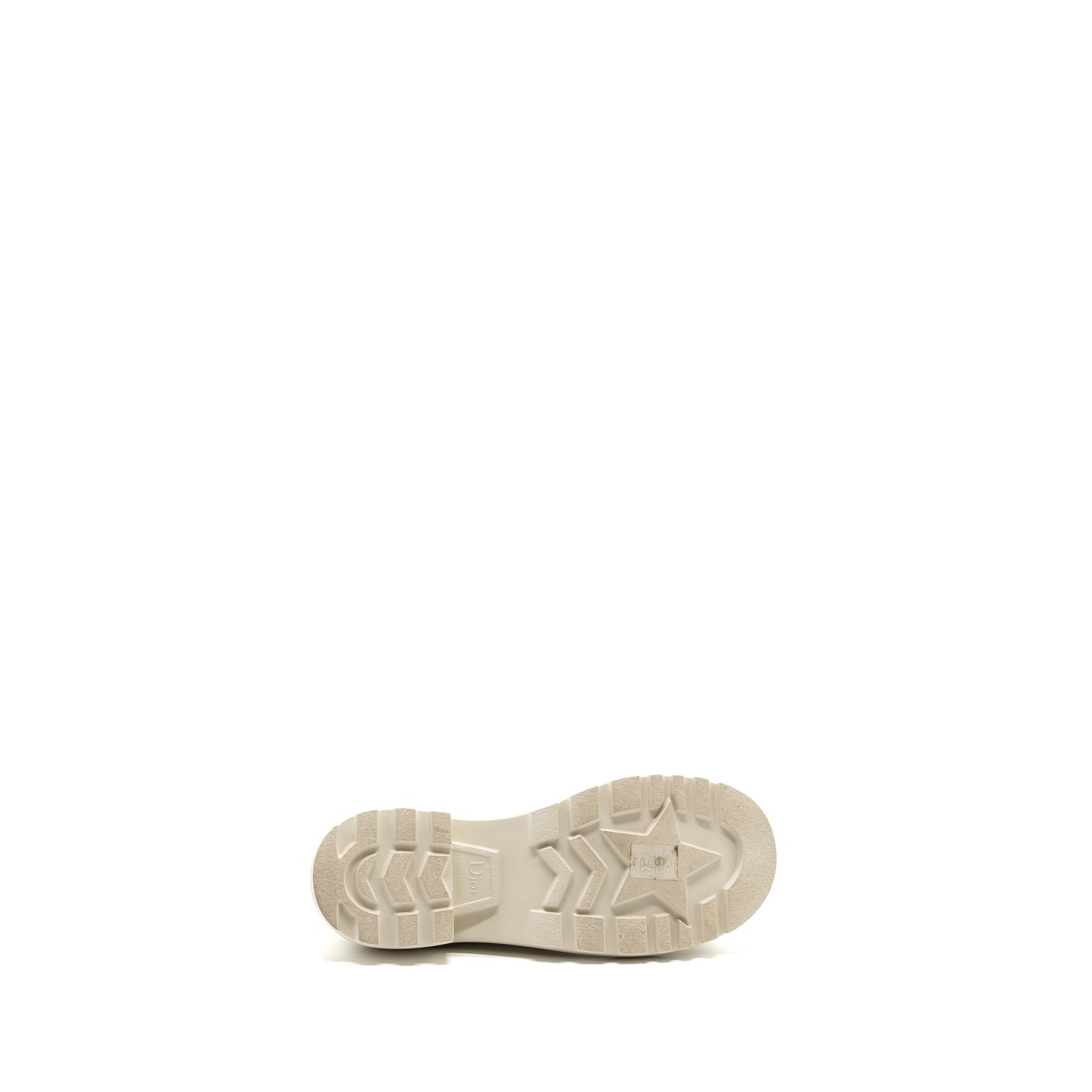 Dior size 38.5 code loafer calfskin white SHW