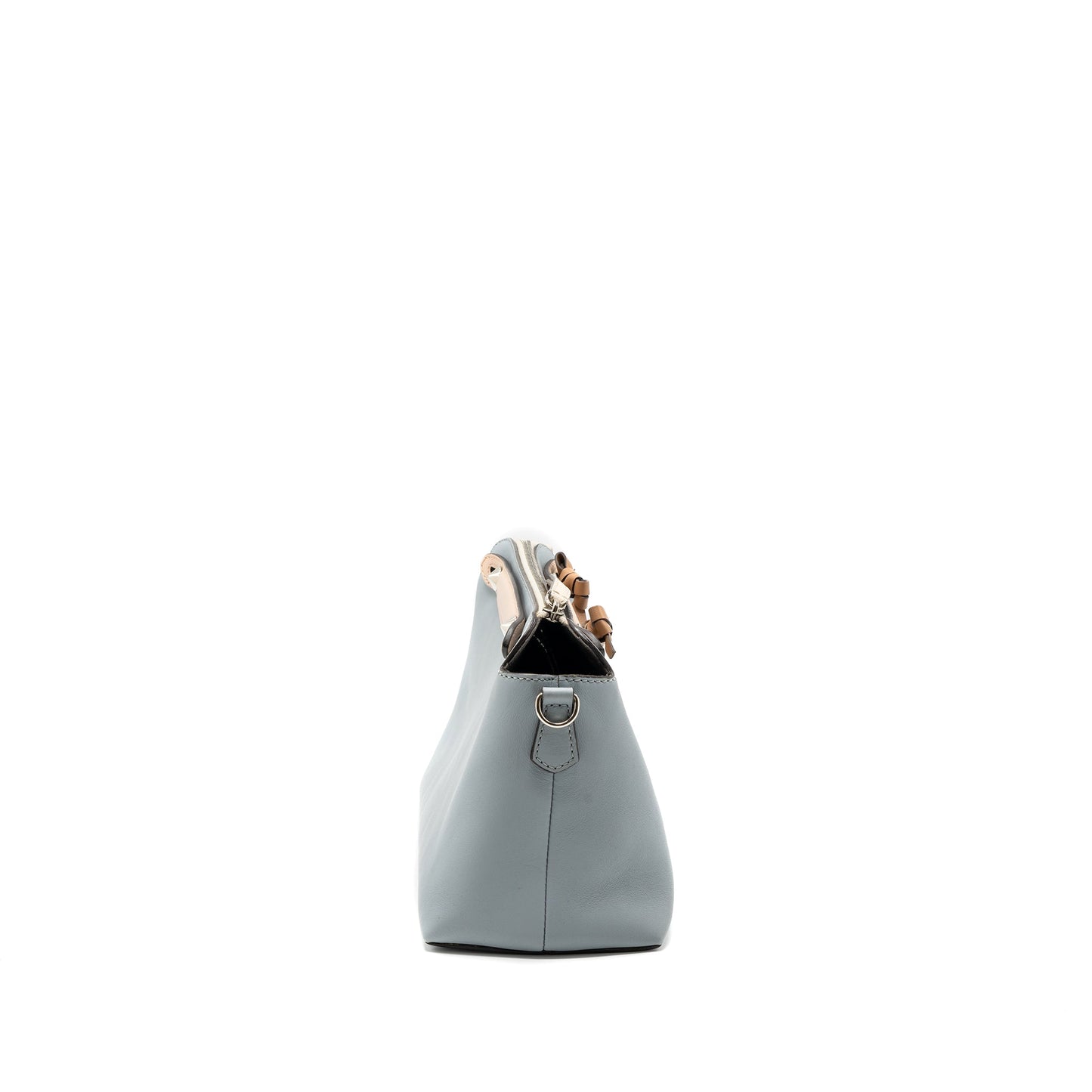 Fendi by the way calfskin multicolour light blue / pink SHW