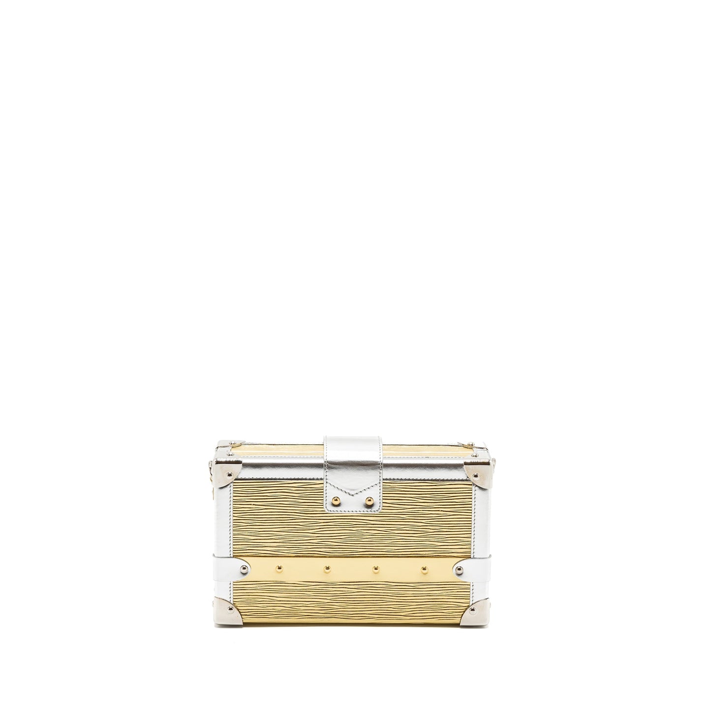 Louis Vuitton petit Malle epi gold / silver SHW