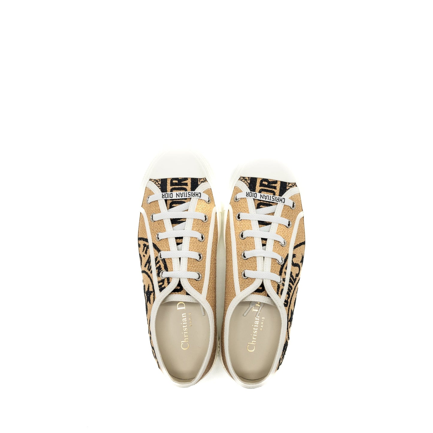 Luxury Dior size 37 walk n sneaker beige/Multicolour