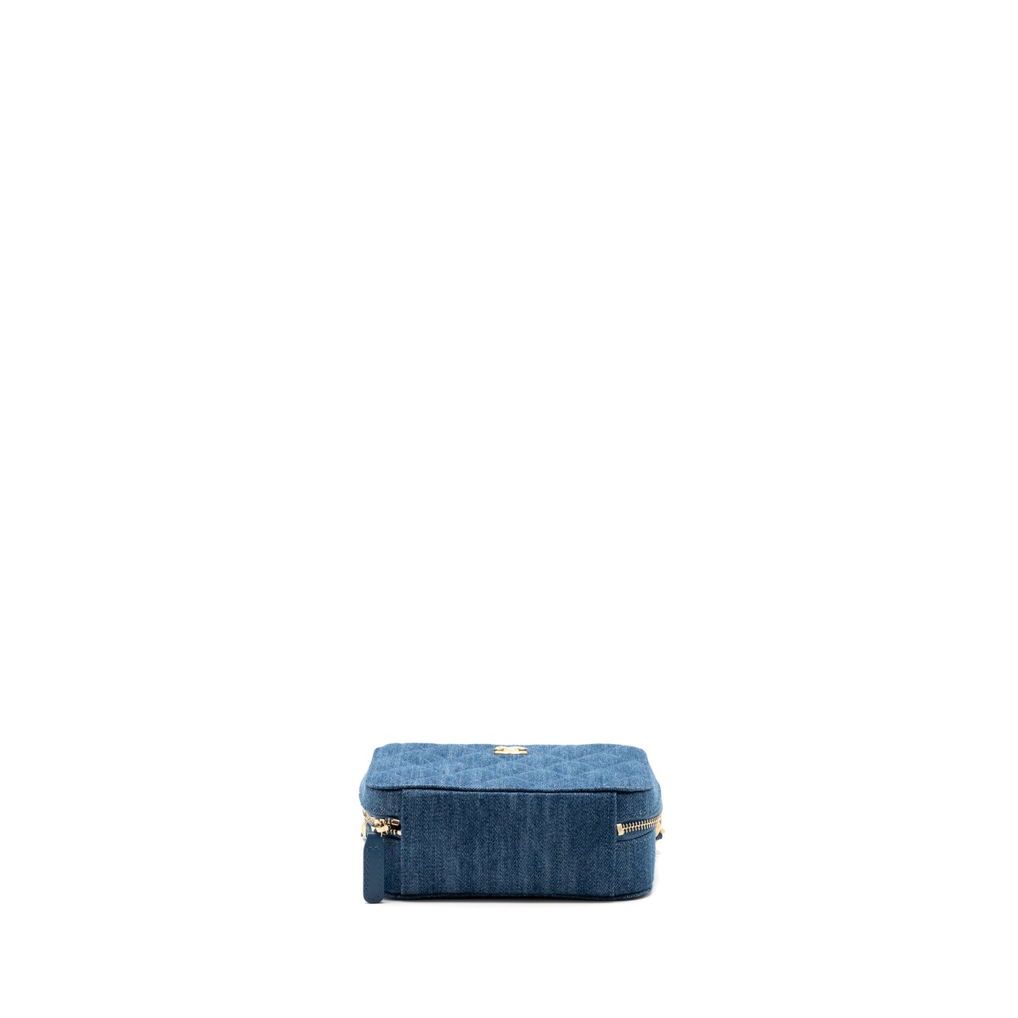 Chanel Pearl Crush Camera Bag Denim Blue GHW