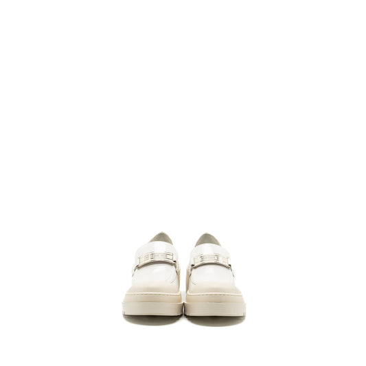 Dior size 38.5 code loafer calfskin white SHW