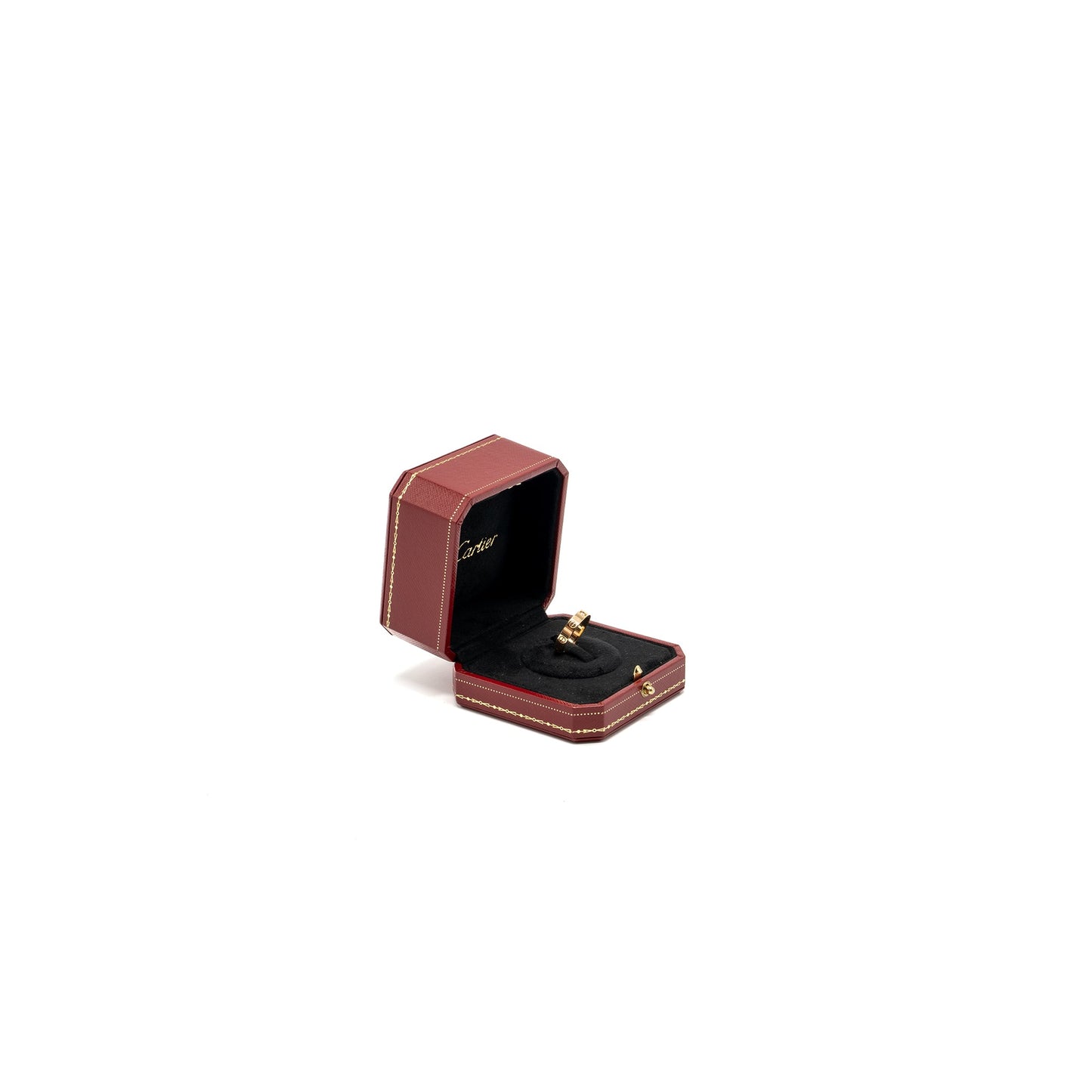 Cartier Size 53 Love Ring Rose Gold With Diamond