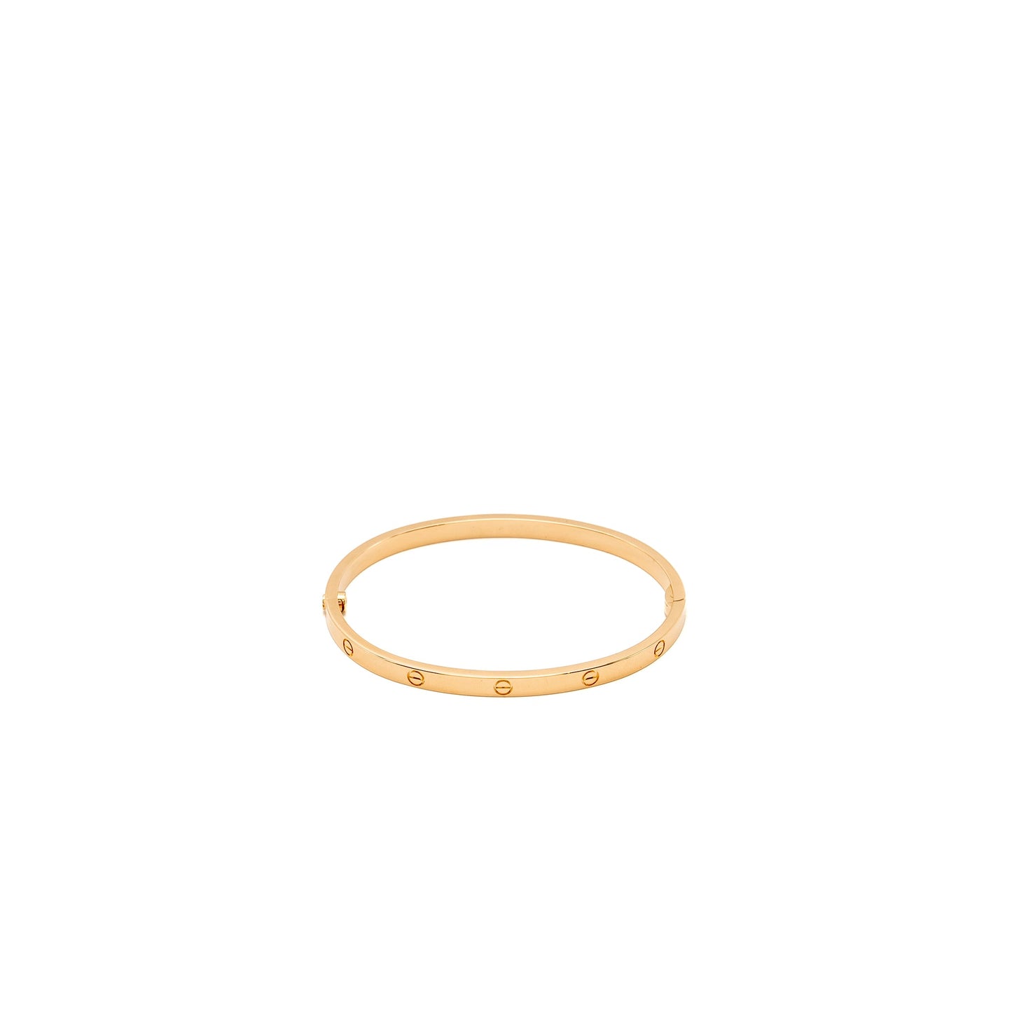 Cartier size 16 lovebracelet small model rose gold